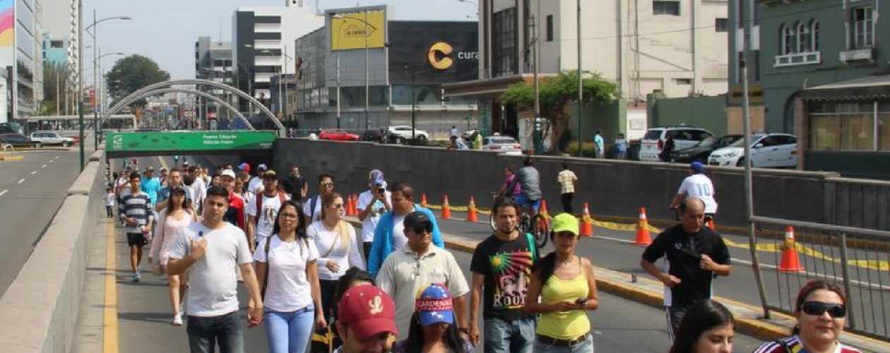 Venezolanos en Perú marcharán para pedir un canal humanitario