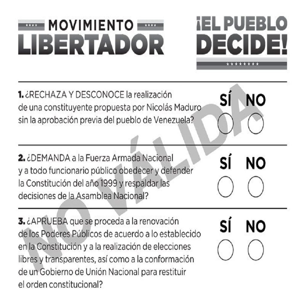 Claves de la consulta popular de este domingo 16 de julio