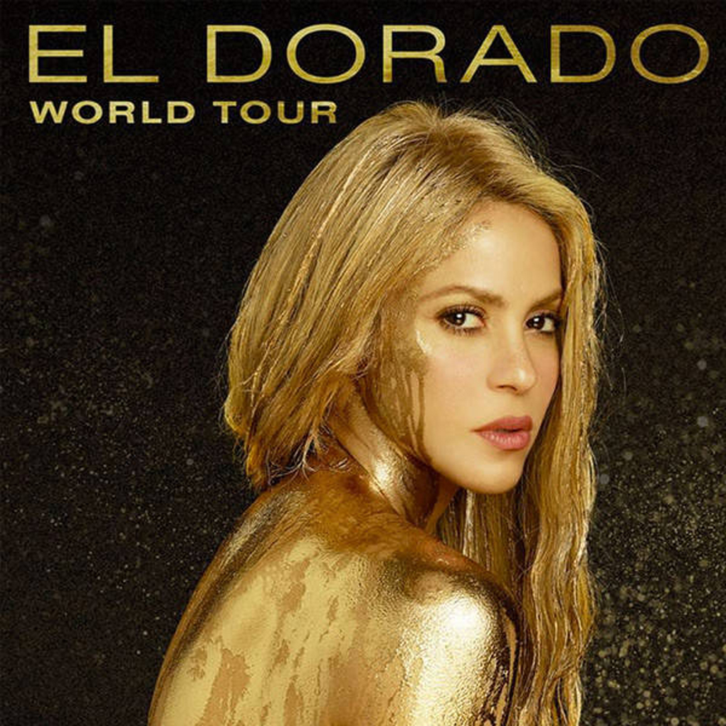 Shakira anuncia fecha de gira El Dorado World Tour