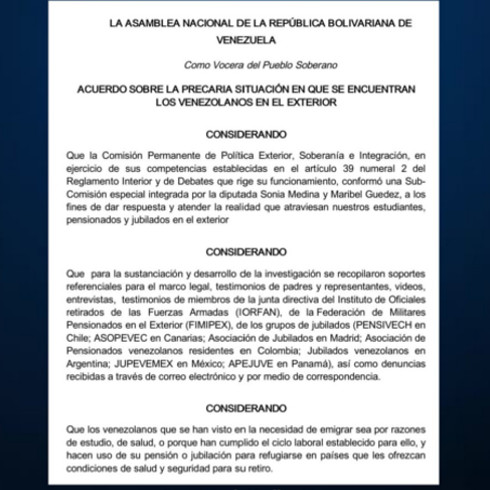 emergencia migratoria humanitaria venezolanos en el exterior