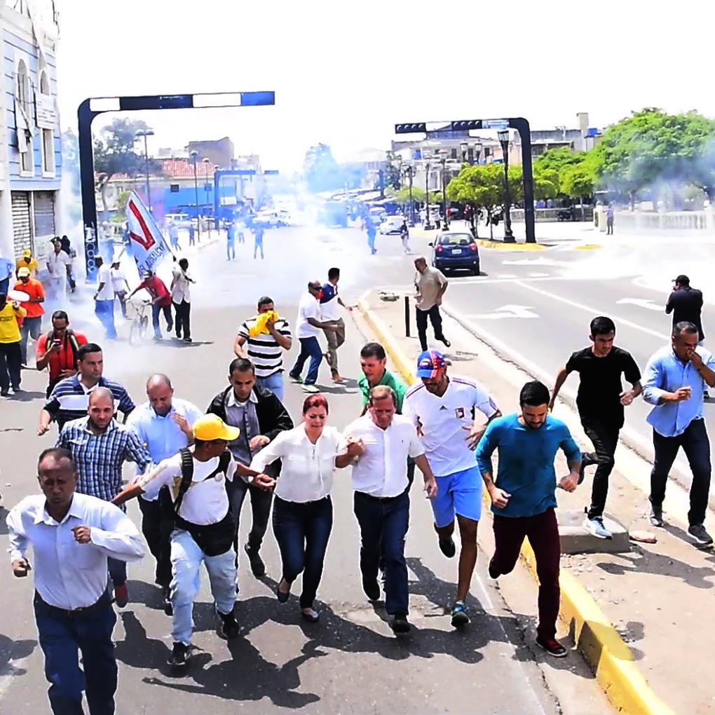 GNB ataca al gobernador Juan Pablo Guanipa  