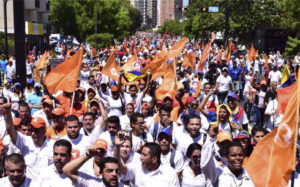 Marcha de la oposición en la Toma de Maracaibo en el estado Zulia