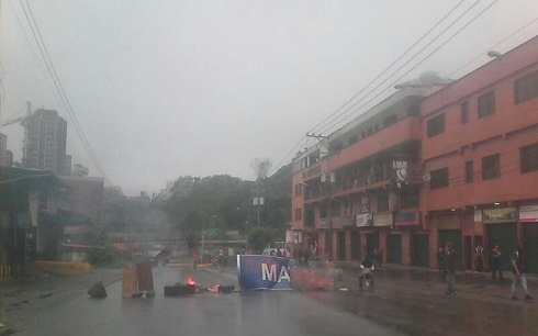 Protesta en Los Teques fue reprimida por la Guardia Nacional