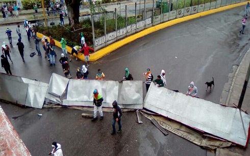 Protesta en Los Teques fue reprimida por la Guardia Nacional