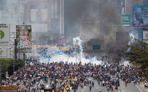 Protestas en Venezuela 2017: represión indiscriminada