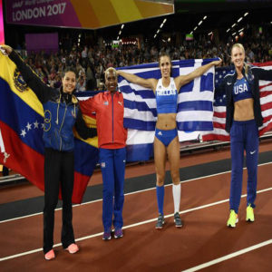 Robeilys Peinado en el Mundial de Atletismo 2017 gana medalla de bronce